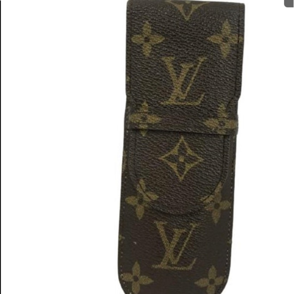 Louis Vuitton monogram pen case. Like new